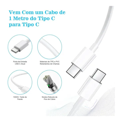 Miniatura Carregador Completo Apple 20W TIPO-C