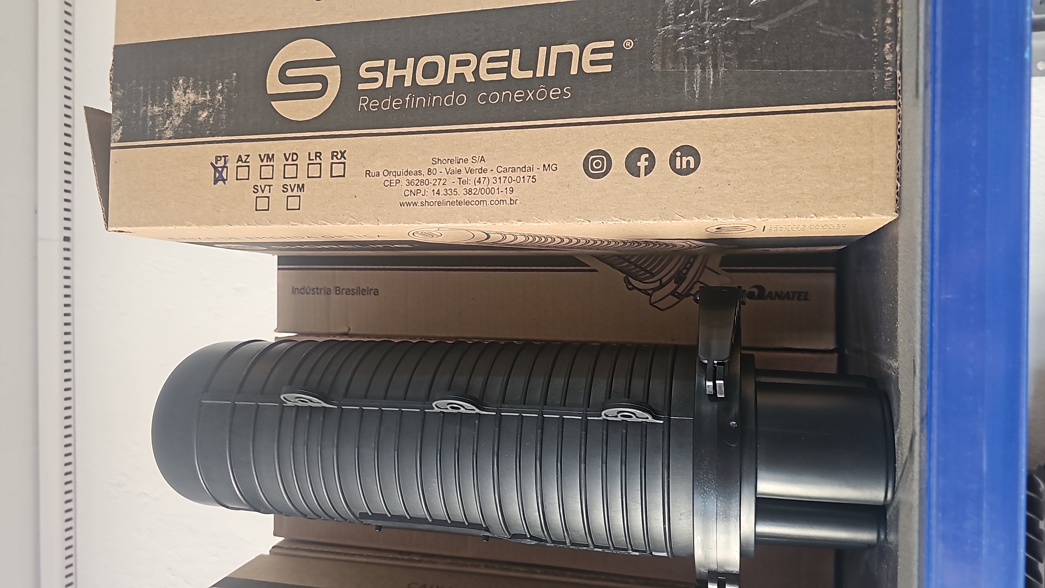 Caixa Canhão terminação 24 vias