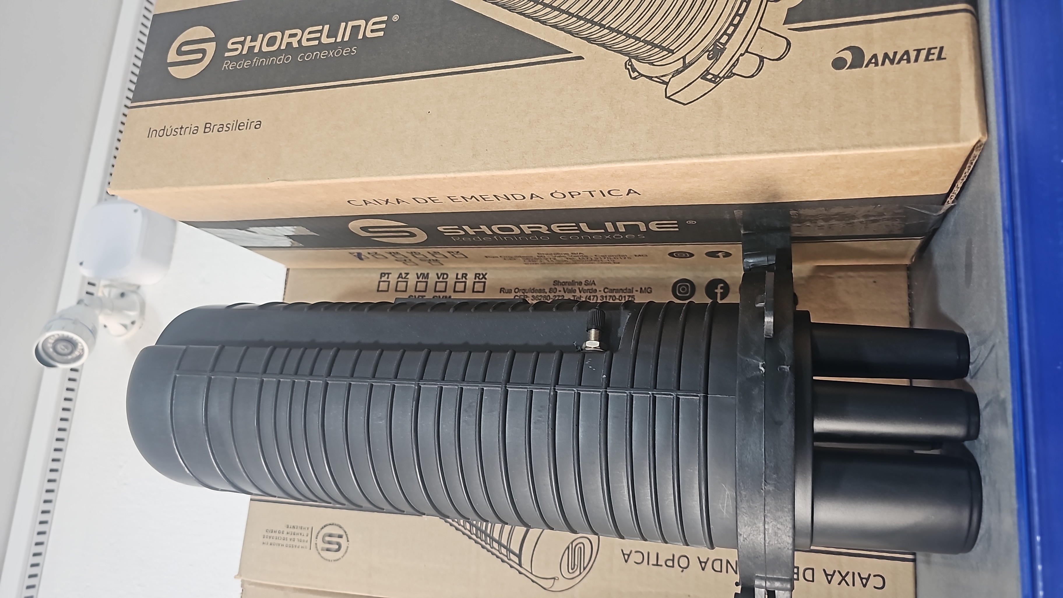 Miniatura Caixa Canhão terminação 24 vias